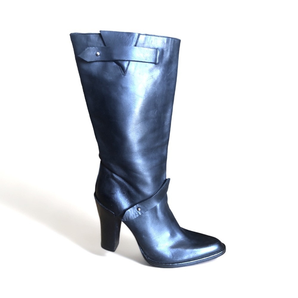 Alain Tondowski Leather High Boots